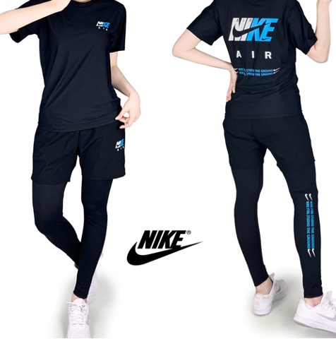 나이키 AIR 기능성 반팔&반바지레깅스 세트