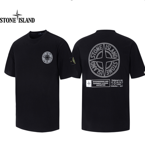 스톤 아일랜드 오버핏 CP 면 반팔