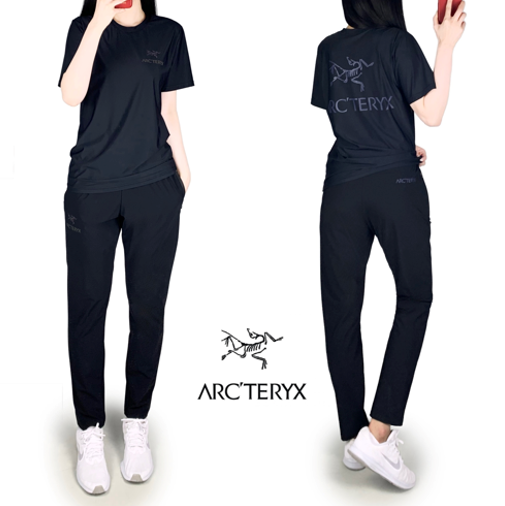 아크테릭스 레인보우 백로고 상&하 세트