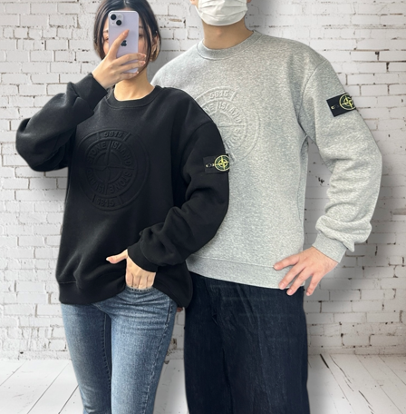 스톤아일랜드 엠보 맨투맨