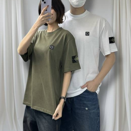 스톤아일렌트 와펜 반팔티