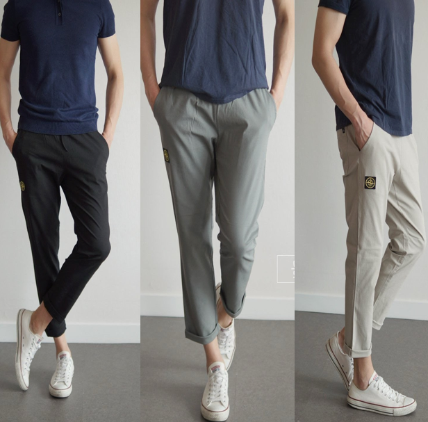 스톤 린넨 스판 팬츠