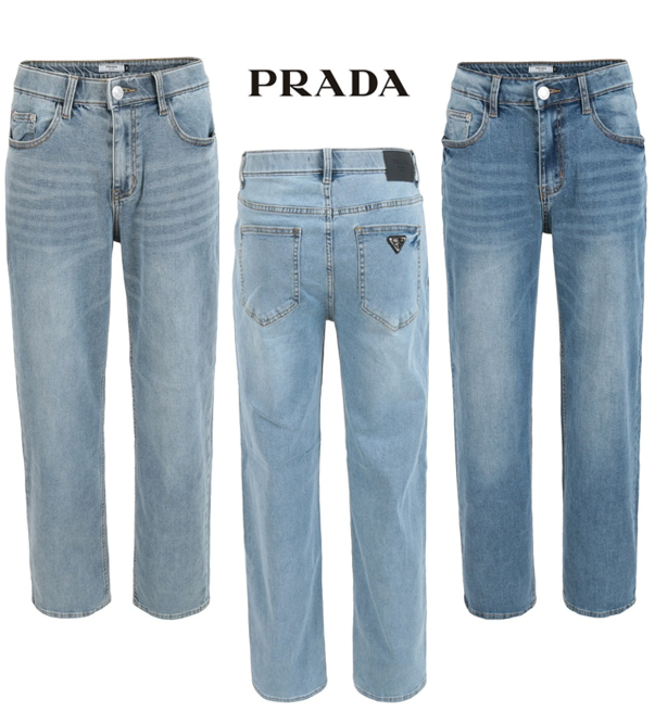 [P]워싱 히든밴드 세미 와이드 팬츠