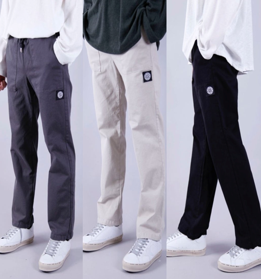 스톤ST 보이핏 밴딩팬츠(워싱스판)