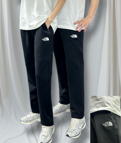 노스페이스 자수 로고 일자팬츠
